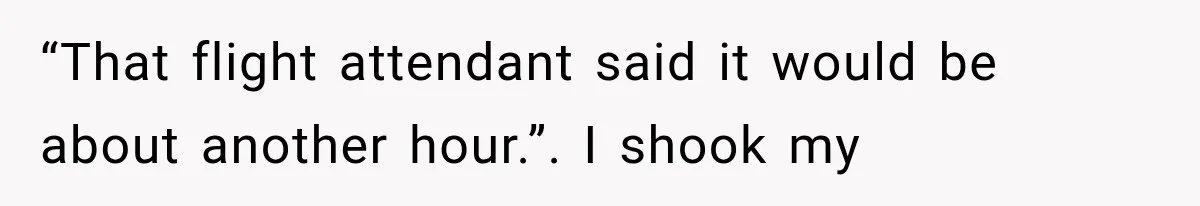 Man Wakes Up Mid-Flight Over an Endless Ocean, Then Realizes Every Clock Is Frozen at 4:03 AM “That flight attendant said it would be about another hour.”. I shook my