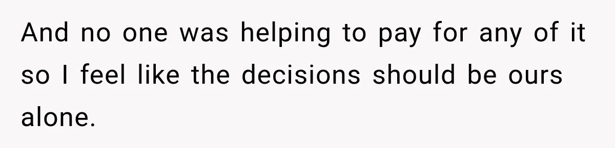 Bride Plans a 14-Person Wedding, Then MIL Secretly Invites Her Own Guests Anyway And no one was helping to pay for any of it so I feel like the decisions should be ours alone.