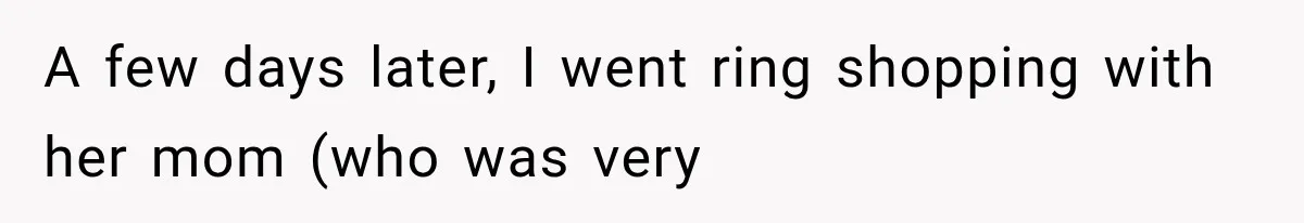 Widowed Dad Found Love Again, Then His Girlfriend Honored His Late Wife in the Most Beautiful Way A few days later, I went ring shopping with her mom (who was very