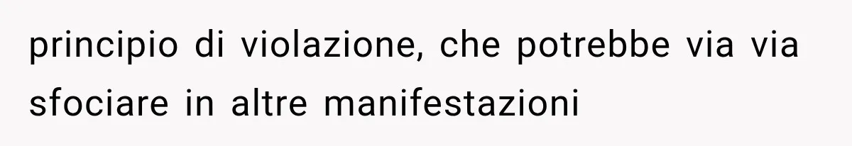 She Thought Her Dad Was Just Open-Minded, Until His Birthday Gift Made Her Uncomfortable principio di violazione, che potrebbe via via sfociare in altre manifestazioni