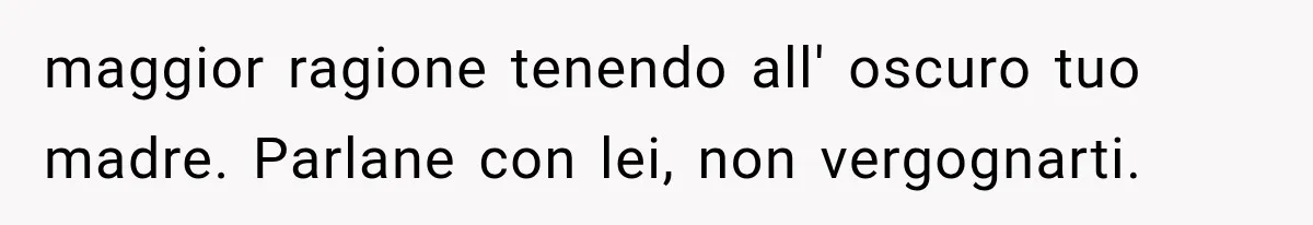 She Thought Her Dad Was Just Open-Minded, Until His Birthday Gift Made Her Uncomfortable maggior ragione tenendo all' oscuro tuo madre. Parlane con lei, non vergognarti.