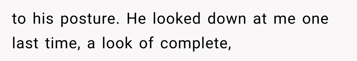 The New Forensic Doctor Thought the Morgue Had a Strange Janitor Until He Discovered What Happened After Midnight to his posture. He looked down at me one last time, a look of complete,