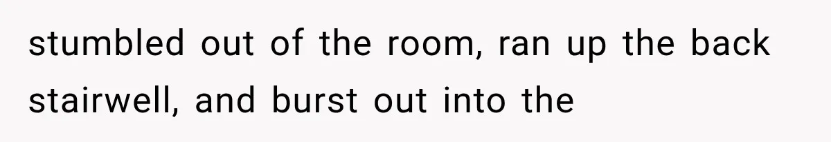 The New Forensic Doctor Thought the Morgue Had a Strange Janitor Until He Discovered What Happened After Midnight stumbled out of the room, ran up the back stairwell, and burst out into the