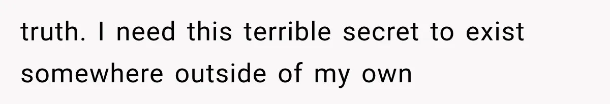 The New Forensic Doctor Thought the Morgue Had a Strange Janitor Until He Discovered What Happened After Midnight truth. I need this terrible secret to exist somewhere outside of my own