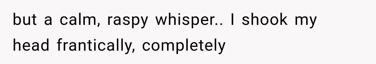 The New Forensic Doctor Thought the Morgue Had a Strange Janitor Until He Discovered What Happened After Midnight but a calm, raspy whisper.. I shook my head frantically, completely