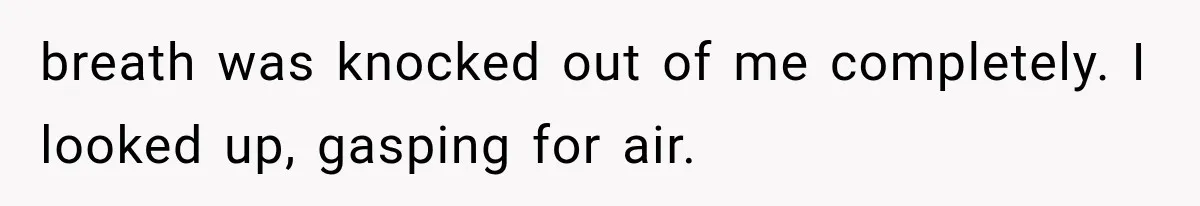 The New Forensic Doctor Thought the Morgue Had a Strange Janitor Until He Discovered What Happened After Midnight breath was knocked out of me completely. I looked up, gasping for air.