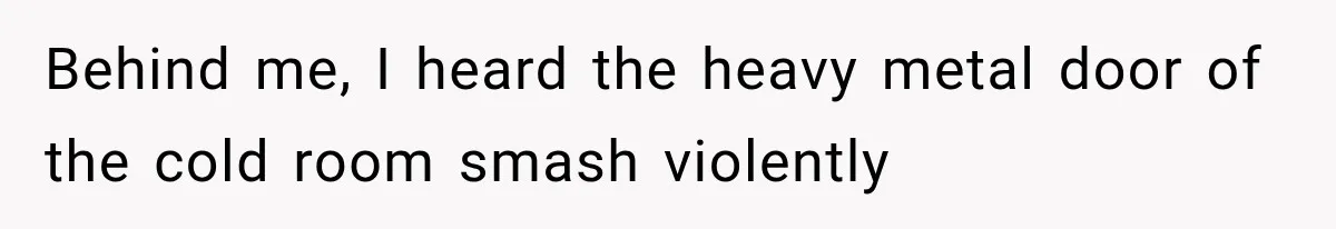 The New Forensic Doctor Thought the Morgue Had a Strange Janitor Until He Discovered What Happened After Midnight Behind me, I heard the heavy metal door of the cold room smash violently