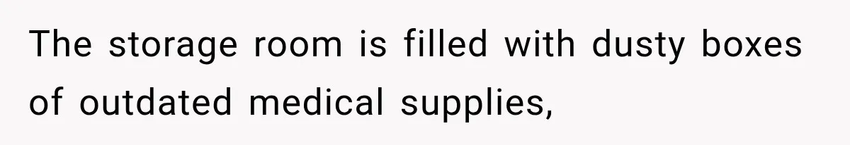 The New Forensic Doctor Thought the Morgue Had a Strange Janitor Until He Discovered What Happened After Midnight The storage room is filled with dusty boxes of outdated medical supplies,