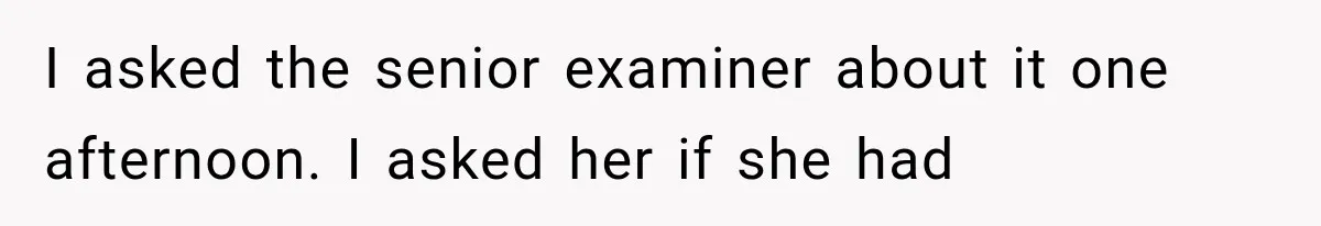 The New Forensic Doctor Thought the Morgue Had a Strange Janitor Until He Discovered What Happened After Midnight I asked the senior examiner about it one afternoon. I asked her if she had