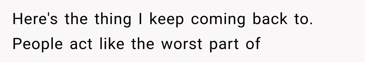 Mistress Posts Their Date Night Publicly — Wife Makes One Move Husband Never Saw Coming Here's the thing I keep coming back to. People act like the worst part of