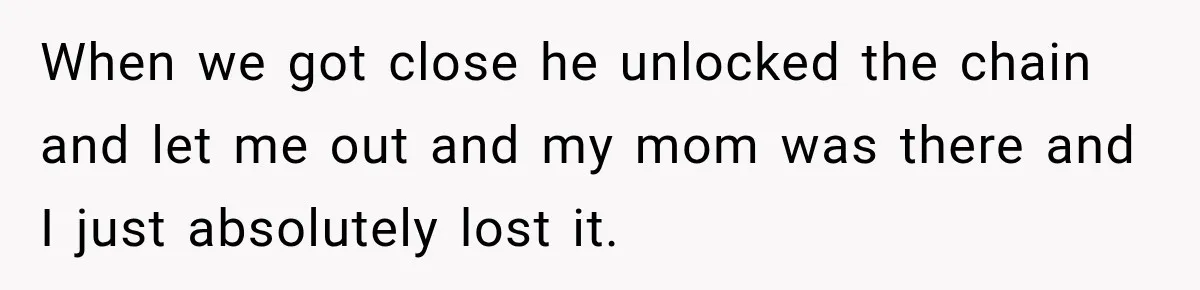 She Thought Her Father Was Gone On 9/11, But One Phone Call Changed Everything When we got close he unlocked the chain and let me out and my mom was there and I just absolutely lost it.