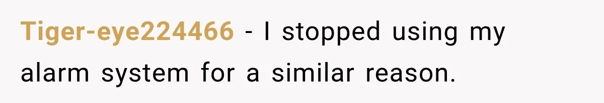 A Woman’s Voice Came From Downstairs After I Locked the House, I Wasn’t Prepared for What I Found Tiger-eye224466 − I stopped using my alarm system for a similar reason.