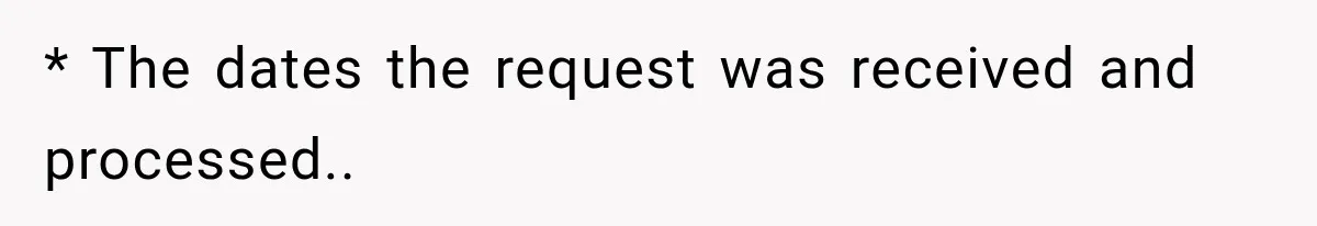 Scammer Pretends To Be Employee And Steals Two Paychecks Through A Fake HR Request * The dates the request was received and processed..