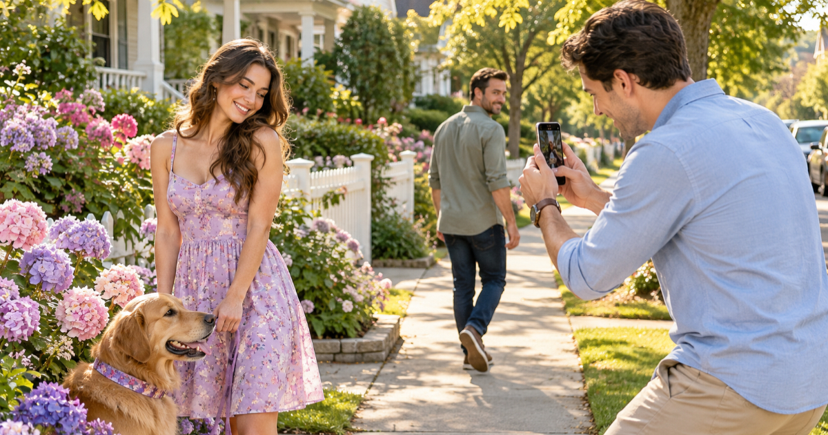 Man Takes A Stranger's Advice And Snaps One Photo Of His Girlfriend, Then Her Reaction Melts His Heart