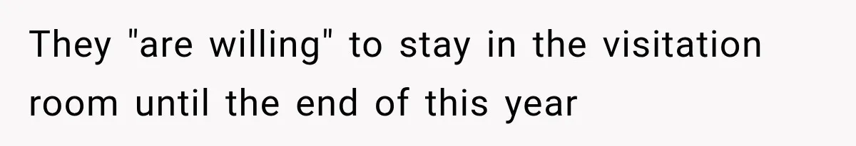 Their Kids’ Birthday Ends Happily, Until the Grandparents Send a 14-Page Visitation Ultimatum They "are willing" to stay in the visitation room until the end of this year