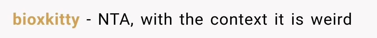 bioxkitty − NTA, with the context it is weird