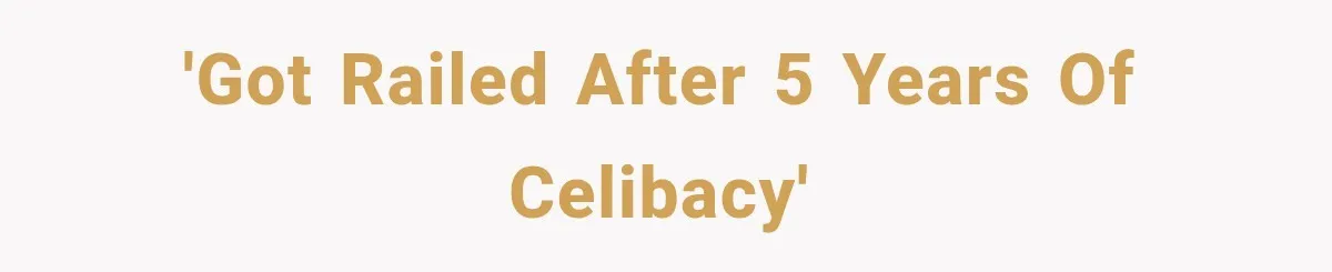 Woman Avoids Dating for Five Years After a Terrible Ex, Then a Coworker Changes Everything 'Got railed after 5 years of celibacy'
