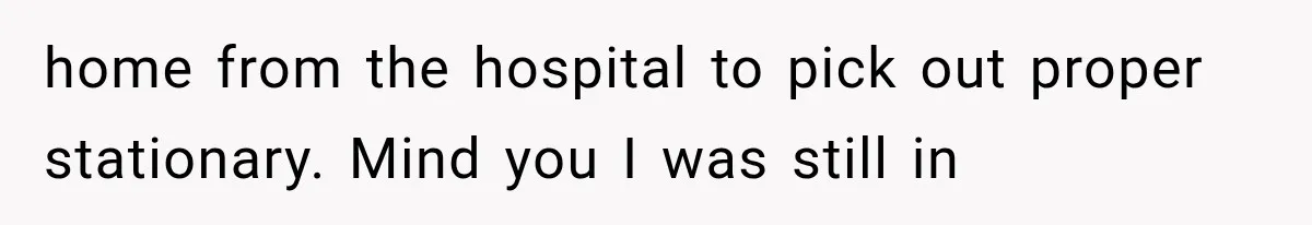 New Mom Sets One Boundary About Her Appearance, and Her Mother Cancels the Grandbaby Visit home from the hospital to pick out proper stationary. Mind you I was still in