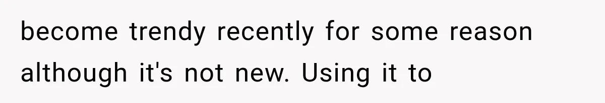 Husband Invades His Wife’s Private Diary, Finds One Ugly Word, and Won’t Let Her Forget It become trendy recently for some reason although it's not new. Using it to
