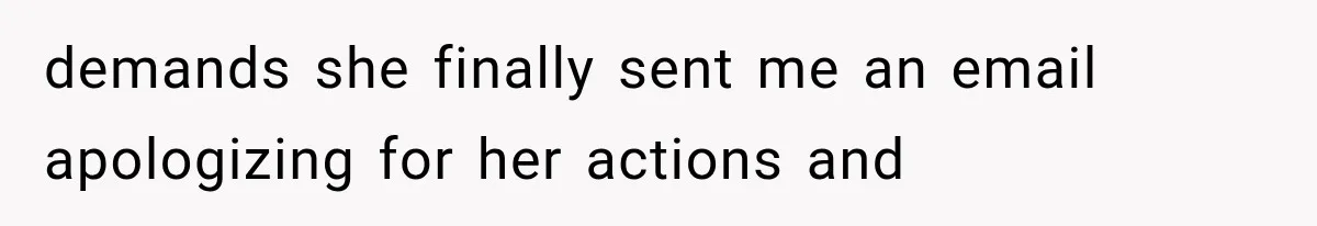 Grandmother Tells Allergic Granddaughter Mommy Doesn’t Love Her, Then Loses Access to the Kids demands she finally sent me an email apologizing for her actions and
