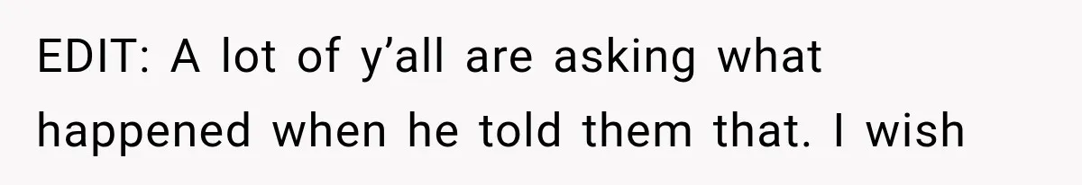 Her Parents Invented a Perfect Sibling to Shame Her, Until Her Husband Finally Called It Out EDIT: A lot of y’all are asking what happened when he told them that. I wish