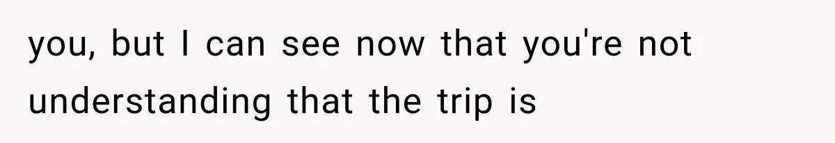 She Refused to Add a Stranger to Her First Anniversary Trip After Divorce, and Her Sister Got Offended you, but I can see now that you're not understanding that the trip is