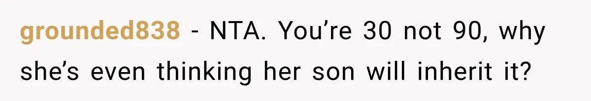 Sister Tells Everyone Her 7-Year-Old Will Inherit Brother's Business, His Response at Family Dinner Surprises Her grounded838 − NTA. You’re 30 not 90, why she’s even thinking her son will inherit it?