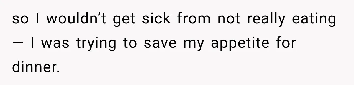 Pregnant Woman Spends Hours Cooking Thanksgiving Dinner, Only to Discover Her In-Laws Ate Without Her so I wouldn’t get sick from not really eating — I was trying to save my appetite for dinner.