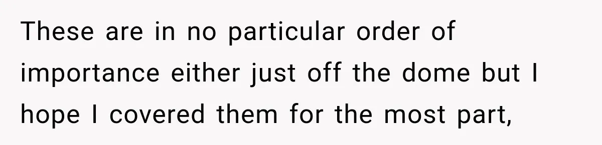 Pregnant Woman Spends Hours Cooking Thanksgiving Dinner, Only to Discover Her In-Laws Ate Without Her These are in no particular order of importance either just off the dome but I hope I covered them for the most part,